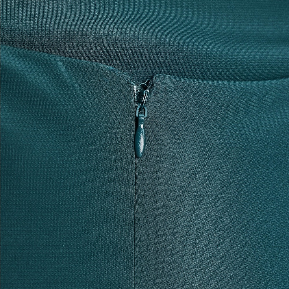 Zara Strapless Deep Teal Midi Dress - Picture 2 of 3